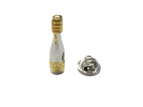 Champagne Sparkling Wine Bottle Lapel Pin