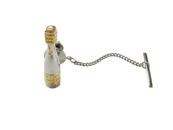 Champagne Sparkling Wine Bottle Tie Tack