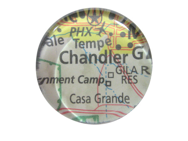 Chandler Arizona Map Pendant Magnet