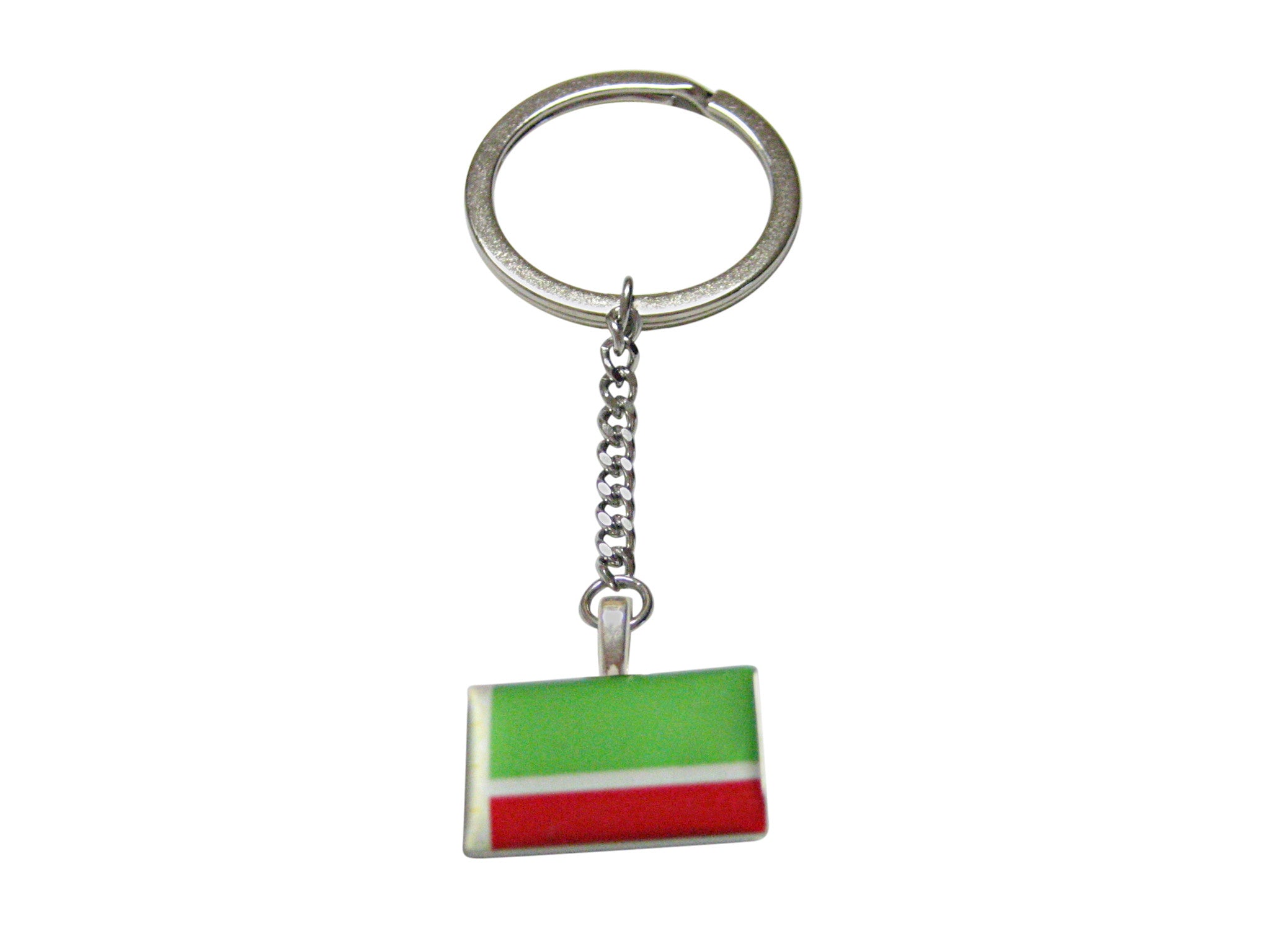 Chechnya Flag Pendant Keychain