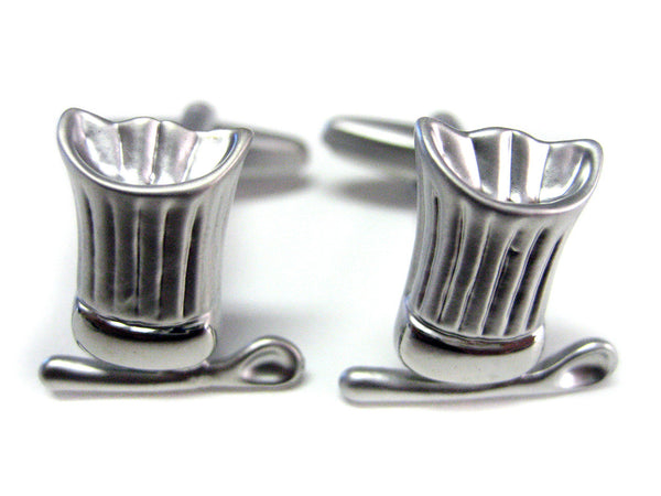Cooking Chef Hat and Spoon Cufflinks