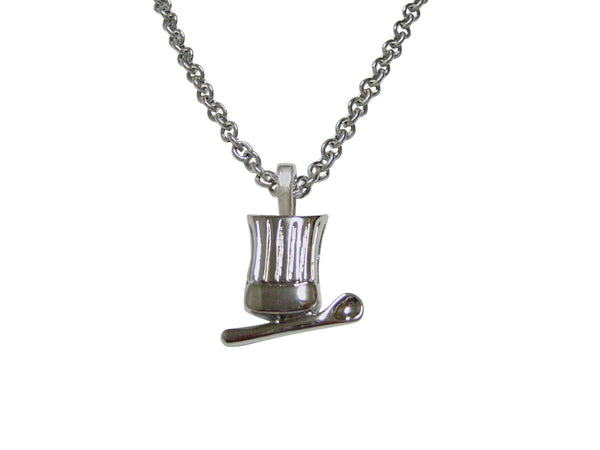 Chef Hat and Spoon Pendant Necklace