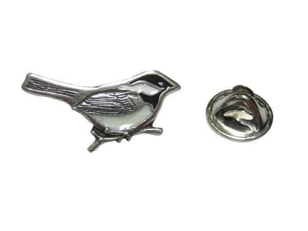 Chickadee Bird Lapel Pin