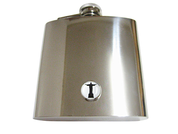 Christ The Redeemer Rio Statue 6 Oz. Stainless Steel Flask