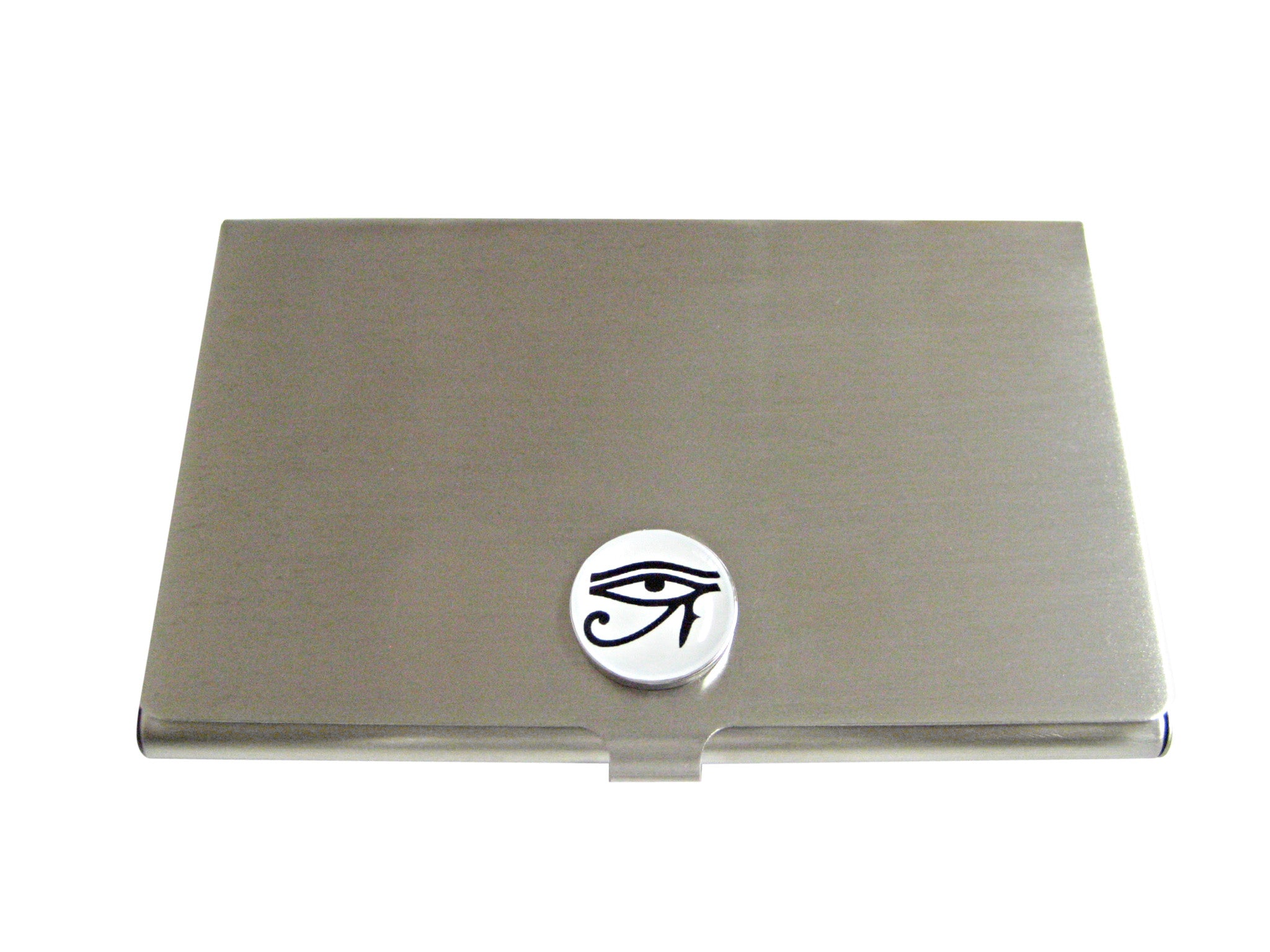 Circular Eye of Horus Business Card Holder