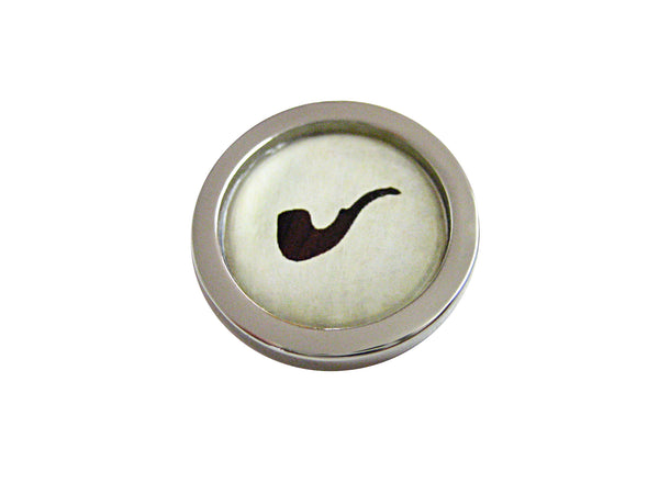 Circular Smoking Pipe Design Magnet