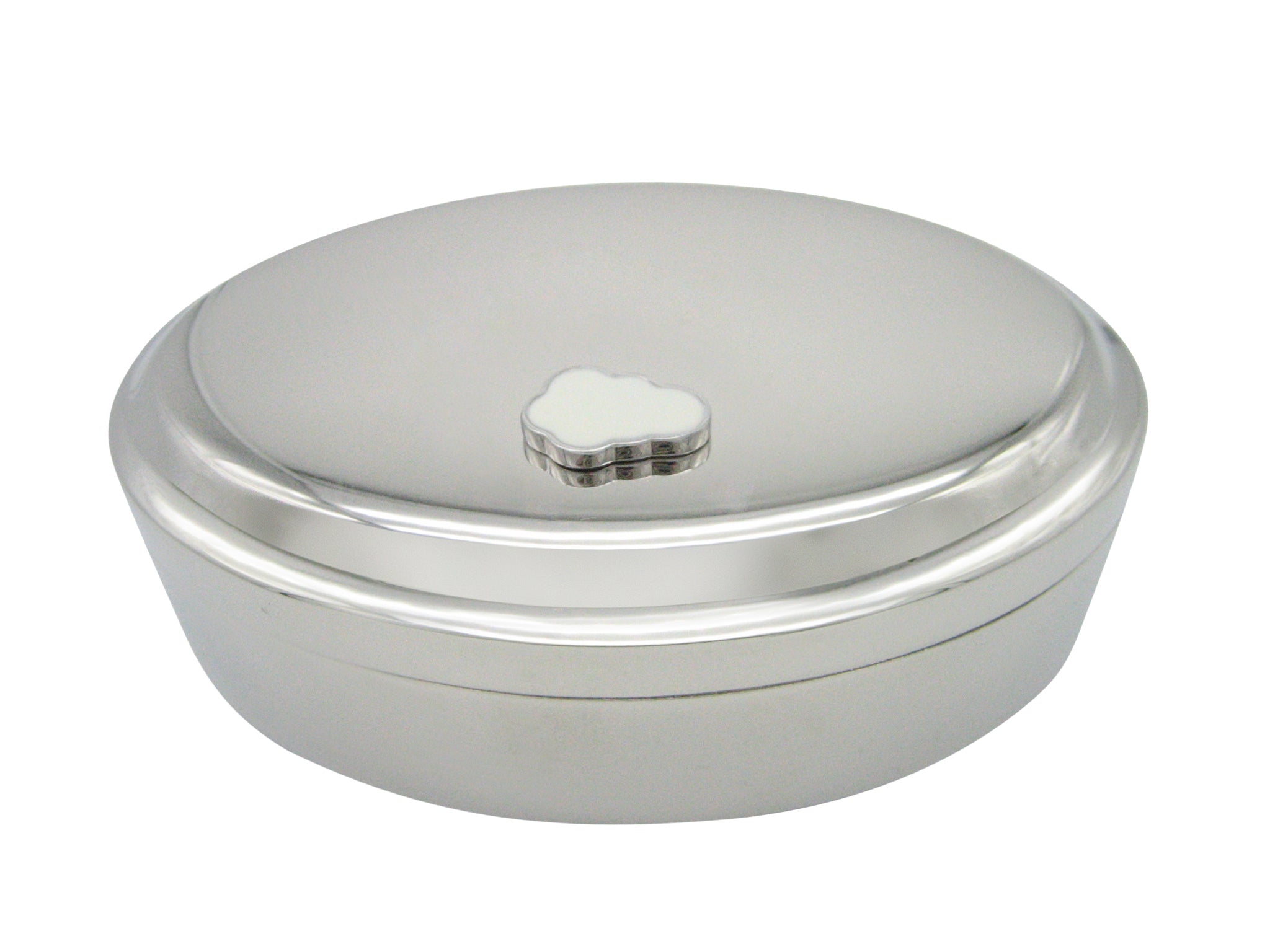 Cloud Pendant Oval Trinket Jewelry Box