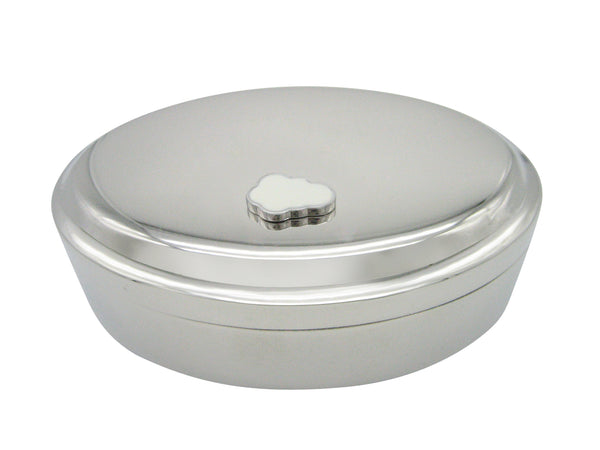 Cloud Pendant Oval Trinket Jewelry Box