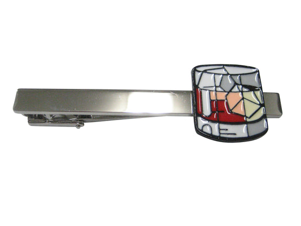 Cocktail Drink On The Rocks Tie Clip
