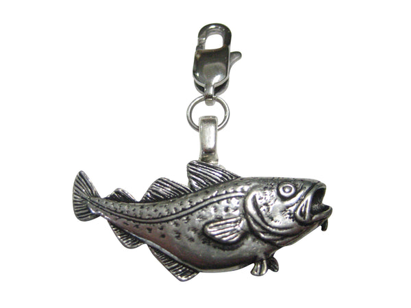 Cod Fish Pendant Zipper Pull Charm