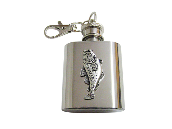 Cod Fish 1 Oz. Stainless Steel Key Chain Flask