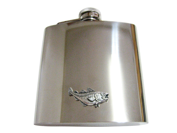 Cod Fish 6 Oz. Stainless Steel Flask
