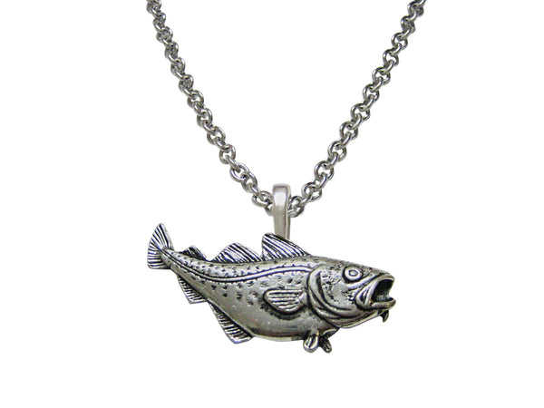 Cod Fish Pendant Necklace