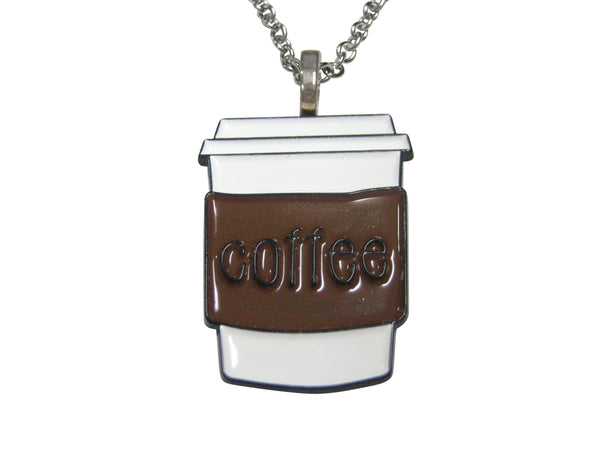 Coffee Cup Pendant Necklace