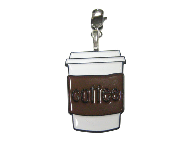 Coffee Cup Pendant Zipper Pull Charm