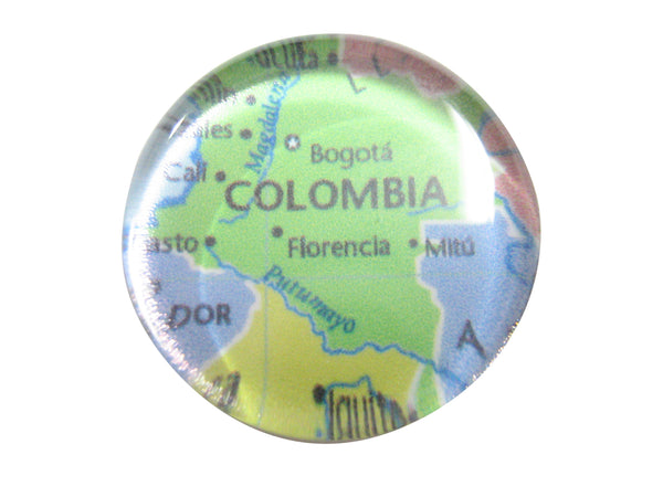 Colombia Map Pendant Magnet