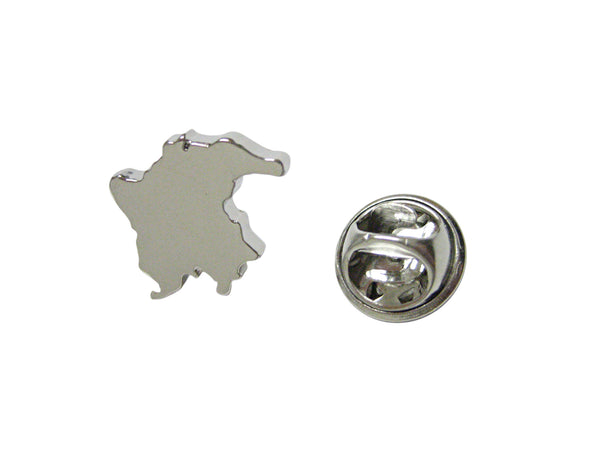 Colombia Map Shape Lapel Pin