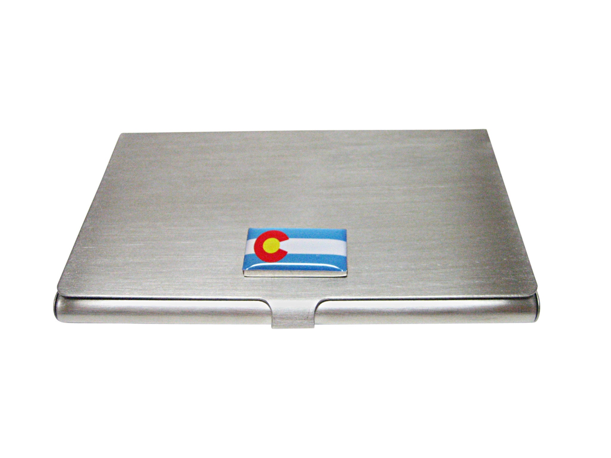 Colorado State Flag Pendant Business Card Holder
