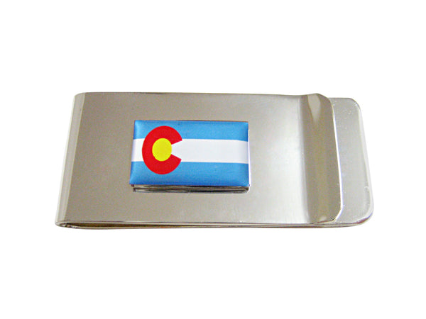 Colorado State Flag Pendant Money Clip