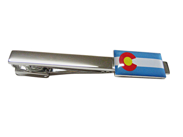 Colorado State Flag Square Tie Clip