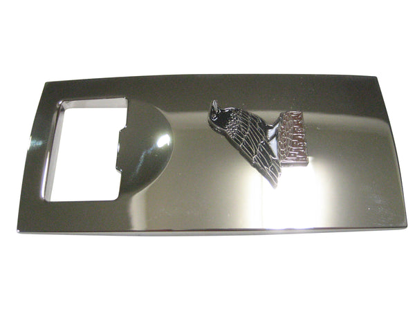 Colored Perched Crow Raven Bottle Opener