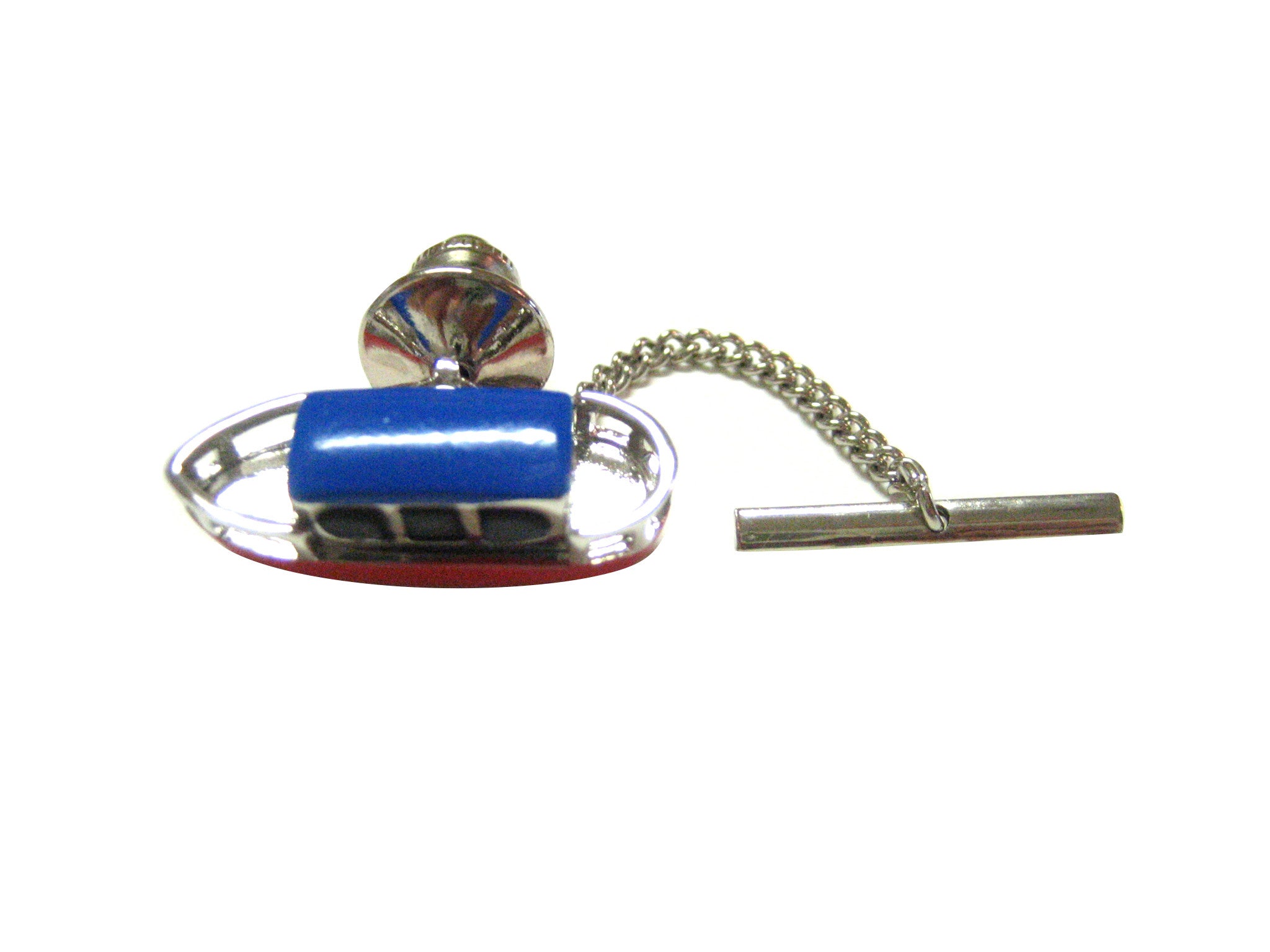 Colored Canal Boat Tie Tack