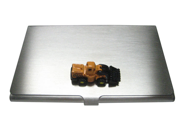 Colored Excavator Heavy Machinery Business Card Holder