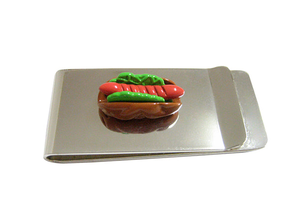 Colored Hot Dog Money Clip