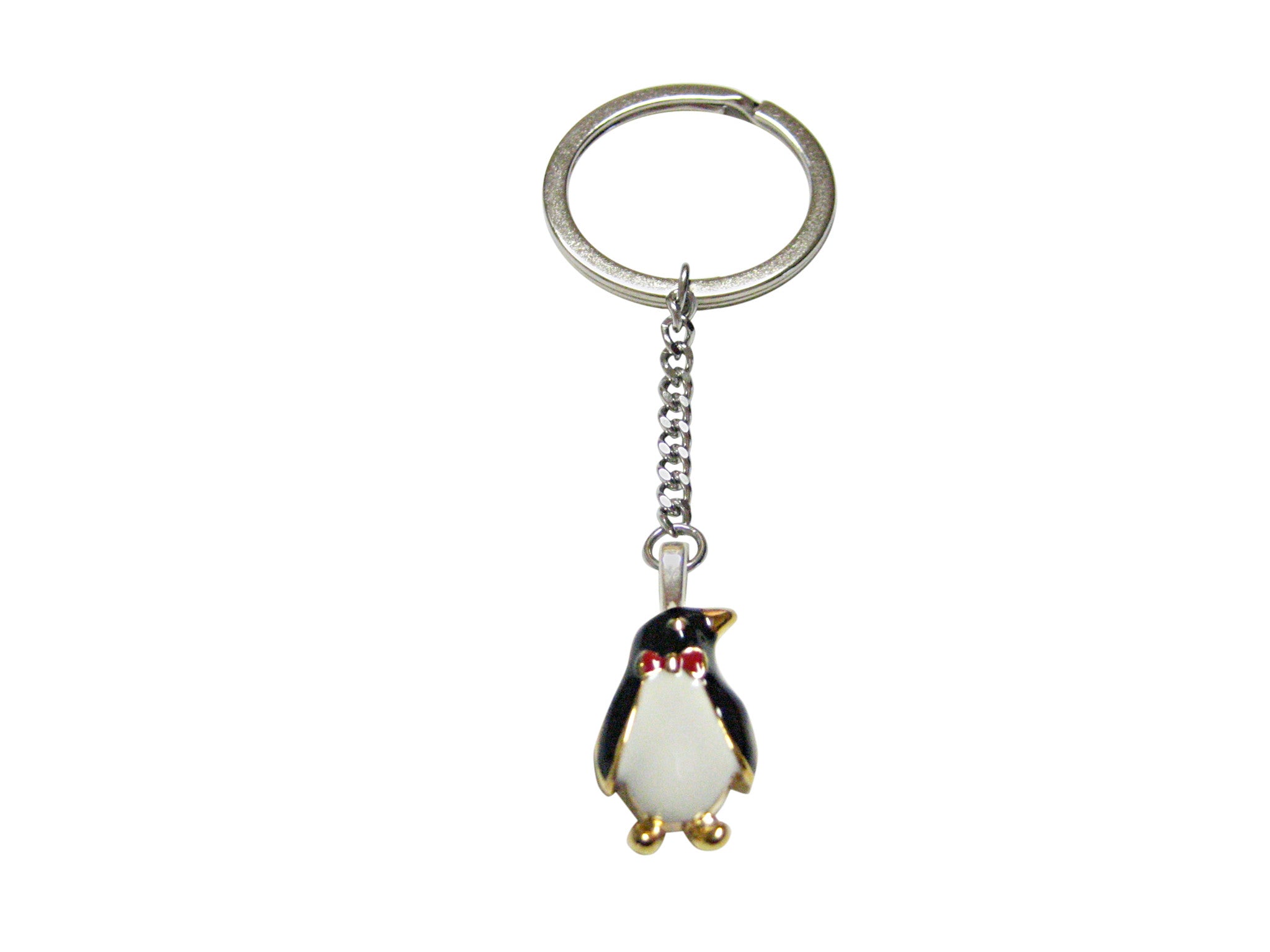 Colored Penguin Bird Pendant Keychain