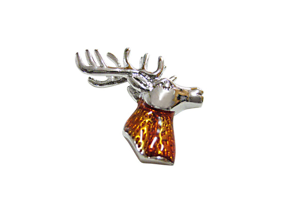 Colored Stag Deer Head Magnet