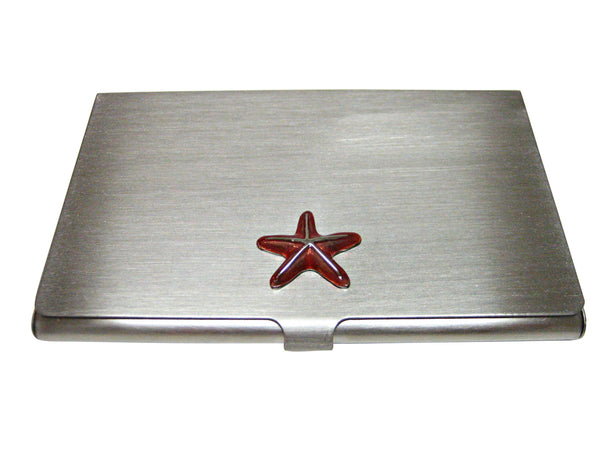 Colored Starfish Business Card Holder