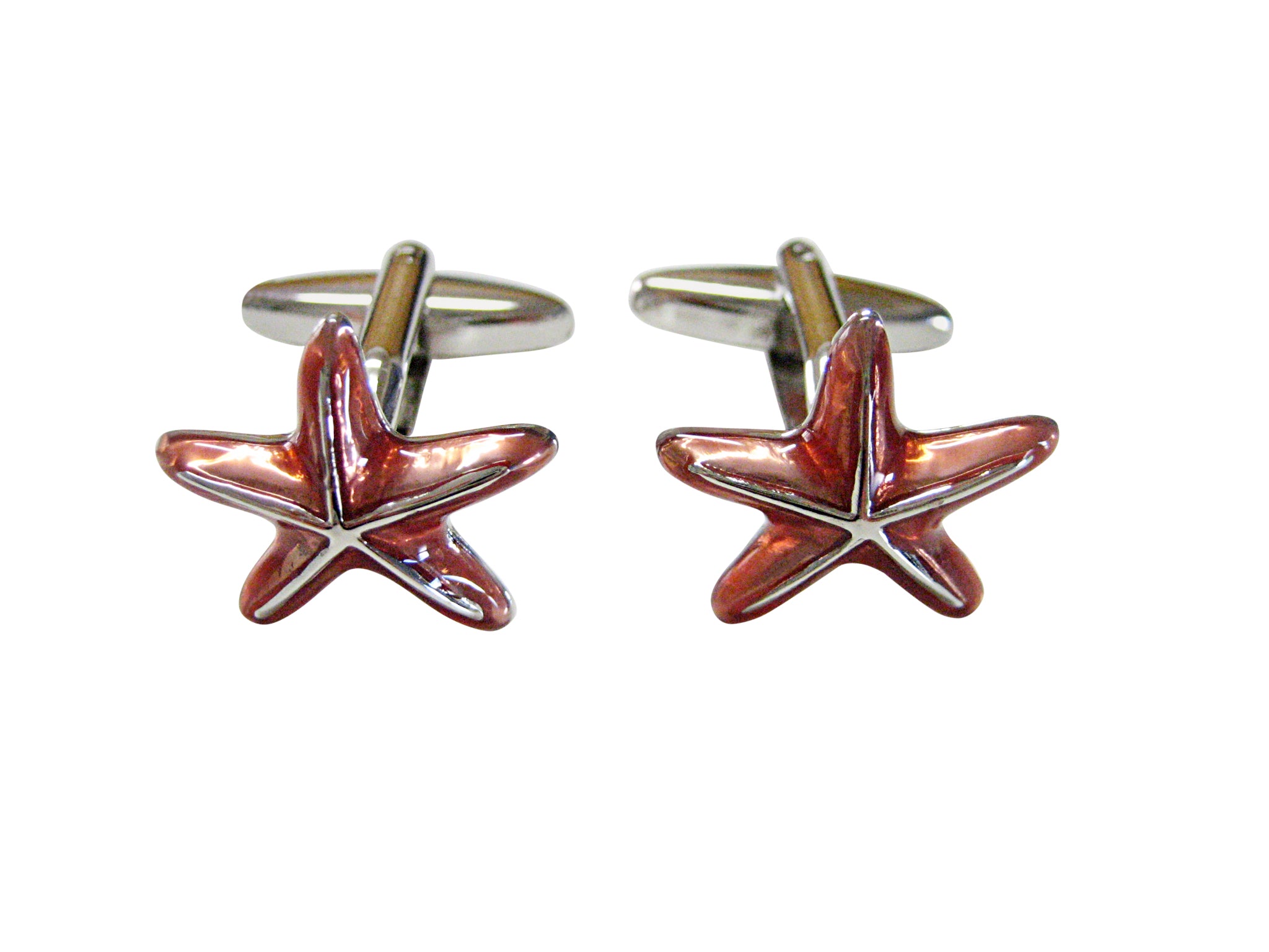 Colored Starfish Cufflinks