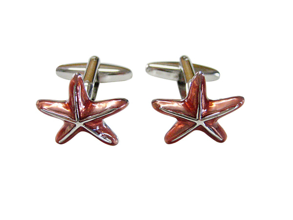 Colored Starfish Cufflinks