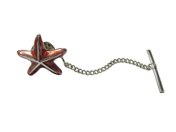 Colored Starfish Pendant Tie Tack