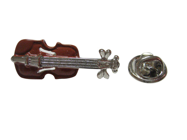 Colored Violin Music Instrument Lapel Pin