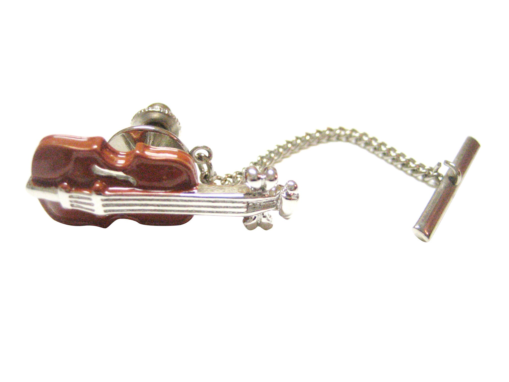 Colored Violin Music Instrument Tie Tack