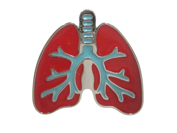 Colorful Anatomical Medical Pulmonary Lung Adjustable Size Fashion Ring