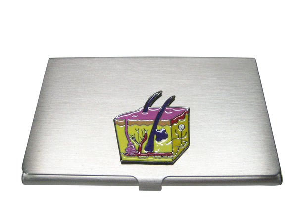 Colorful Anatomical Skin Cell Business Card Holder