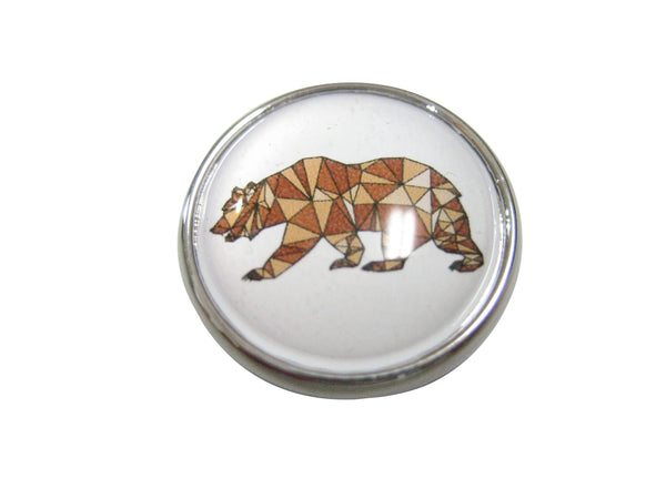 Colorful Geometric Bear Magnet