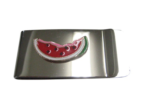 Colorful Half Eaten Watermelon Fruit Money Clip