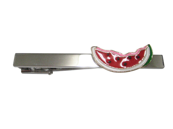 Colorful Half Eaten Watermelon Fruit Tie clip