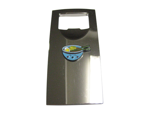 Colorful Happy Ramen Noodle Bowl Bottle Opener