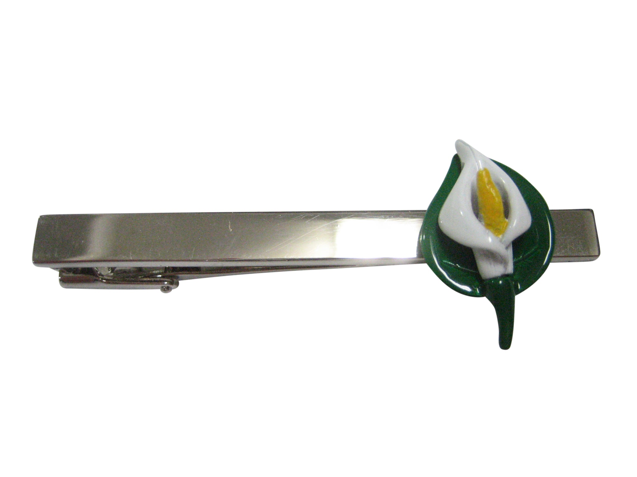 Colorful Lily Flower Tie Clip