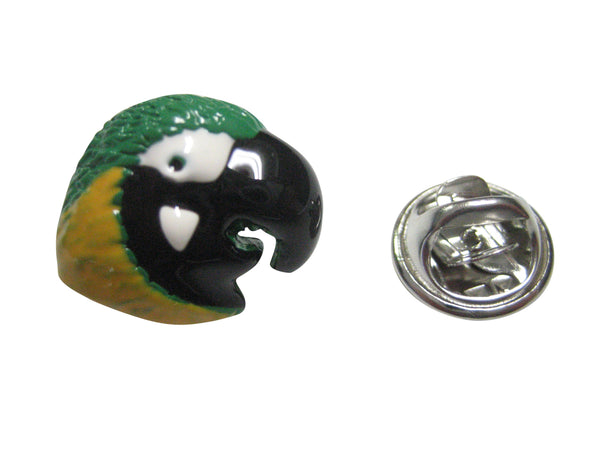 Colorful Parrot Bird Head Lapel Pin