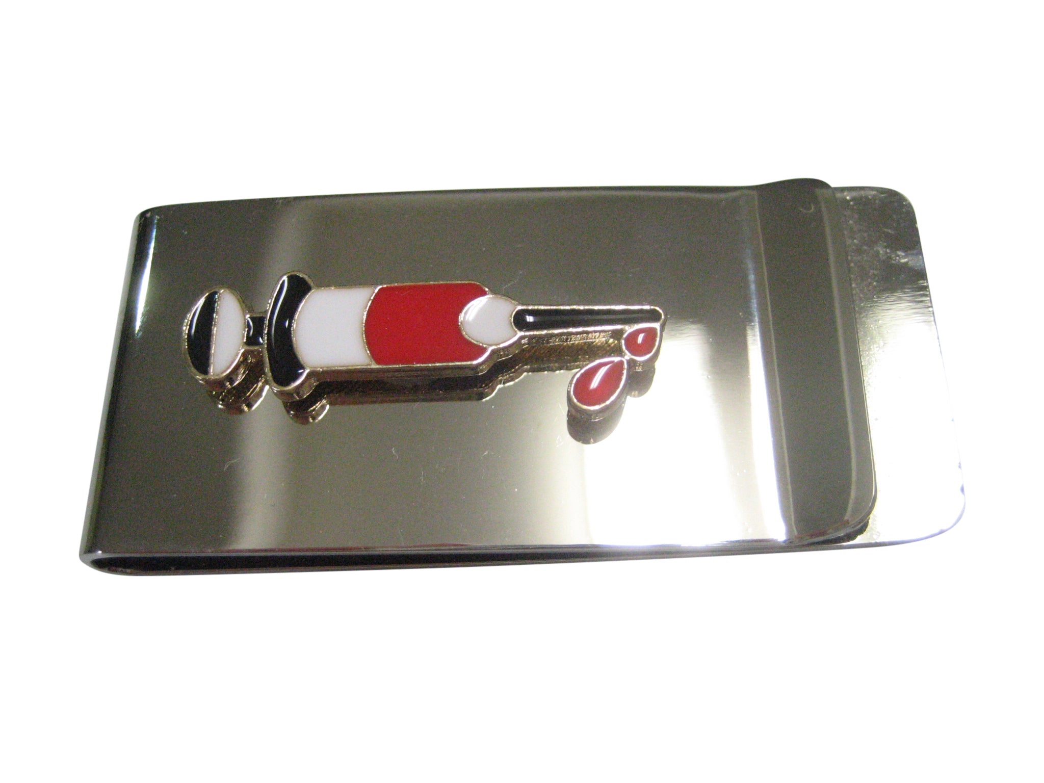 Colorful Phlebotomist Hypodermic Syringe Needle Money Clip