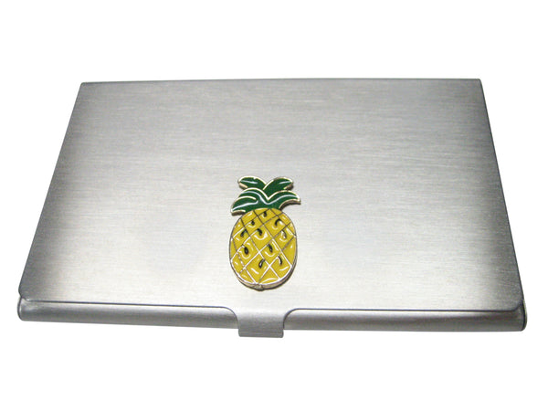 Colorful Pineapple Fruit Business Card Holder