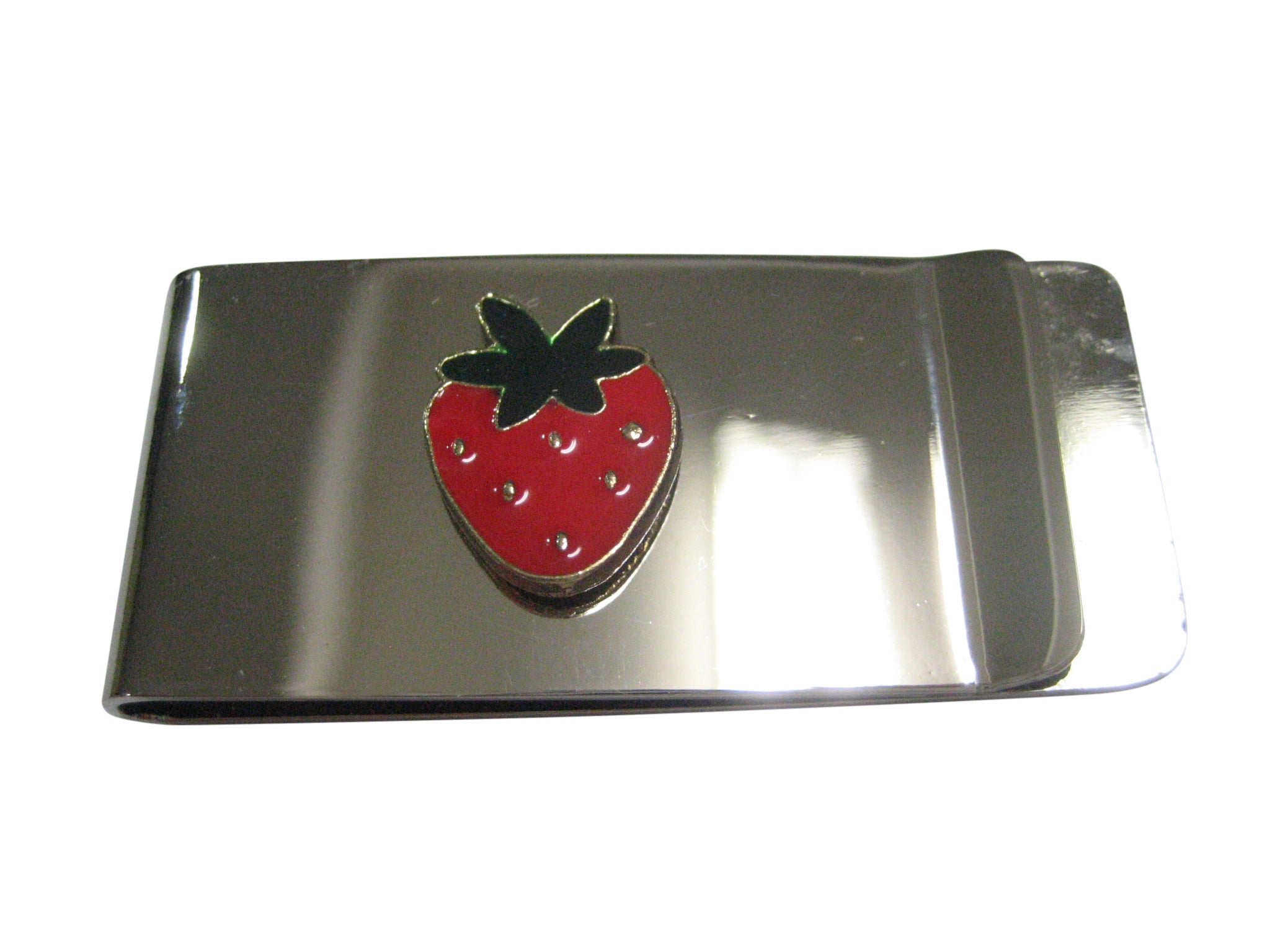 Colorful Strawberry Fruit Money Clip