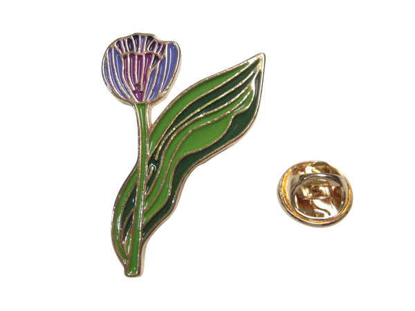 Colorful Tulip Flower Lapel Pin