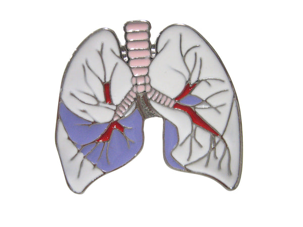 Colorful White Anatomical Medical Pulmonary Lung Adjustable Size Fashion Ring