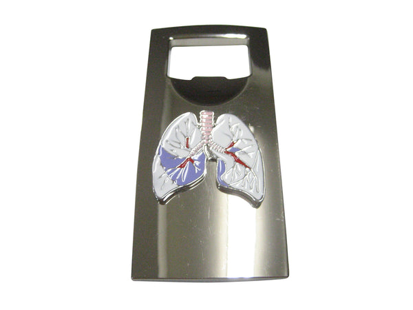 Colorful White Anatomical Medical Pulmonary Lung Bottle Opener